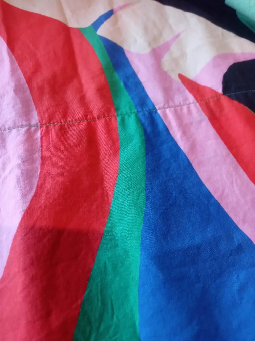 (altered) FARM RIO colorful monstera skirt (XS) - Picture 10 of 16